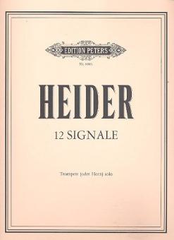 12 Signale für Horn (Trompete) solo 