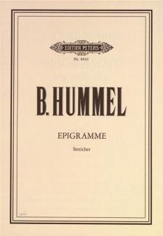 Epigramme op. 69a 
