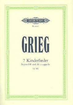7 Kinderlieder op. 61 