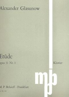 Etüde in C-Dur op. 31, 1 