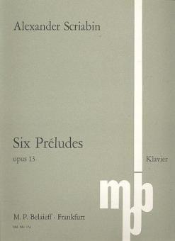 6 Préludes op. 13 Standard