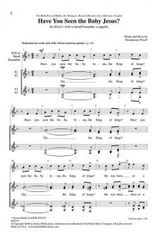 Have You Seen the Baby Jesus Standard