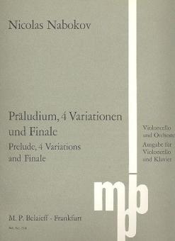Präludium, vier Variationen und Finale 