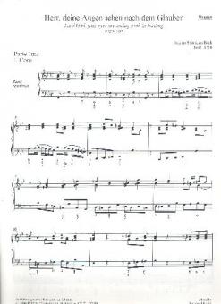 Herr, deine Augen sehen nach dem Glauben Standard