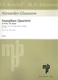 Saxophon Quartett B-Dur op. 109 Standard