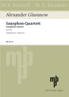 Saxophon Quartett B-Dur op. 109 