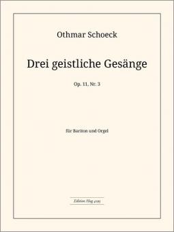 3 geistliche Gesänge op. 11/2 
