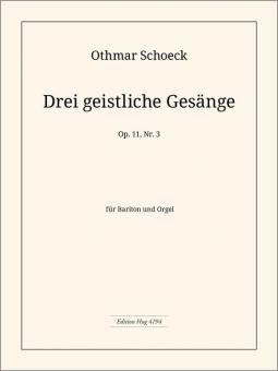 3 geistliche Gesänge op. 11/3 