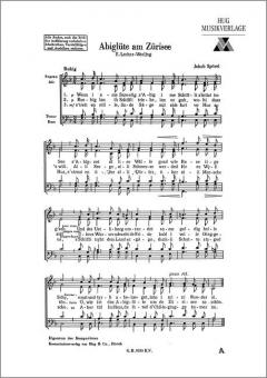 Abiglüte am Zürisee 