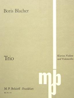 Trio für Klavier, Violine und Violoncello 