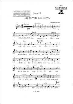 Ich harrete des Herrn 