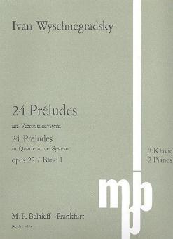 24 Préludes op. 22 Band 1 Standard