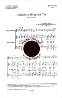 Luegid vo Bärg und Tal 