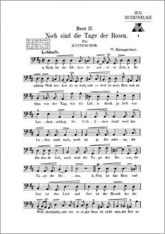 Noch sind die Tage der Rosen 