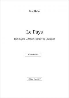 Le Pays op. 19 No. 1 (Posie d'Auguste Brizeux) 