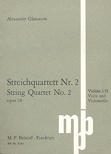 Streichquartett Nr. 2 F-Dur op. 10 Standard