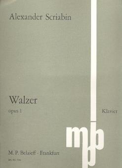 Walzer f-moll op. 1 