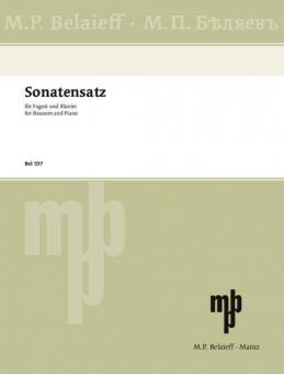 Sonatensatz g-Moll Standard