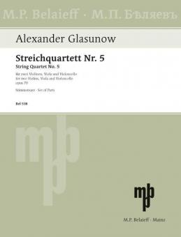 Streichquartett Nr. 5 d-Moll op. 70 Standard