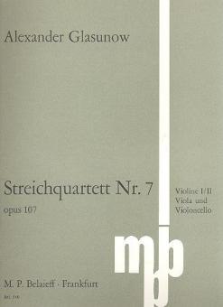 Streichquartett Nr. 7 C-Dur op. 107 