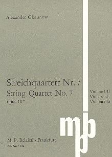 Streichquartett Nr. 7 C-Dur op. 107 