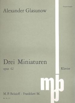 3 Miniaturen op. 42 