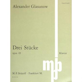 3 Stücke op. 49 
