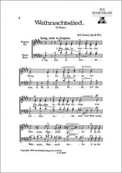 Weihnachtslied (Was tänt so wundersamer Klang) 