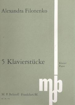 5 Klavierstücke 