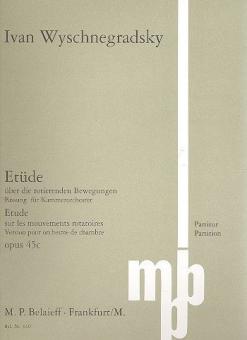 Etüde op. 45c über die rotierenden Bewegungen 