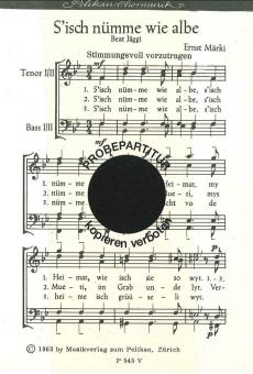 S isch nümme wie albe 