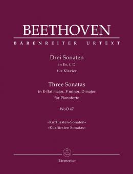 3 Sonaten in Es, f, D WoO 47 - 'Kurfürsten-Sonaten' 