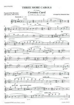 Three More Carols Flute Part 