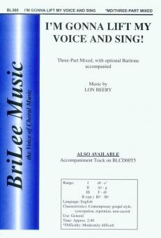 I'm Gonna Lift My Voice and Sing! 