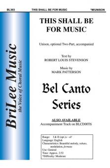 This Shall Be for Music 