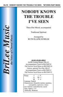 Nobody Knows The Trouble I've Seen 