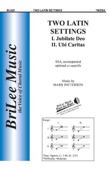 Two Latin Settings 