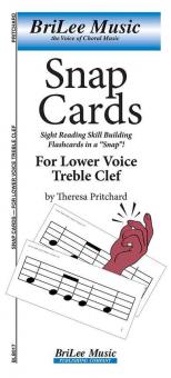 SnapCards for Lower Voice Treble Clef 