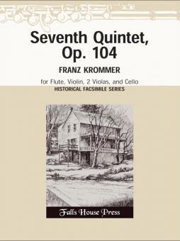 Seventh Quintet Op. 104 (Facsimile) for Flute 