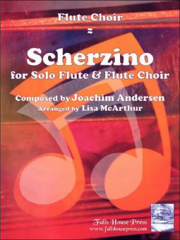 Scherzino for Solo Flute and Flute Choir 