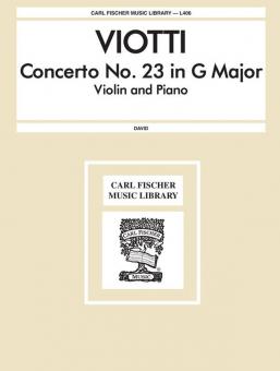 Concerto No. 23 In G Major 