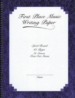Music Writing Paper 