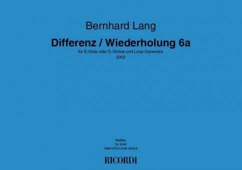 Differenz - Wiederholung 6a 