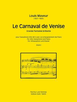 Le Carnaval de Venise für Altsaxophon und Klavier 