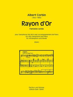Rayon d'Or für Altsaxophon und Klavier 