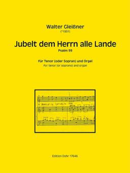Jubelt dem Herrn alle Lande (Psalm 99) 