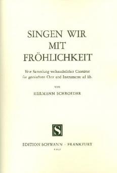 Singen wir mit für gemischten Chor 