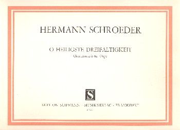 O heiligste Dreifaltigkeit 
