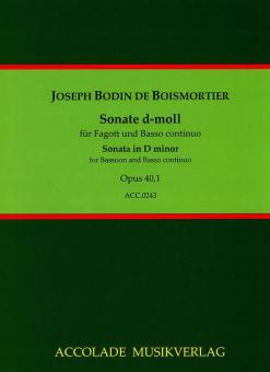 Sonate d-moll op.40,1 für Fagott (Cello) und bc 