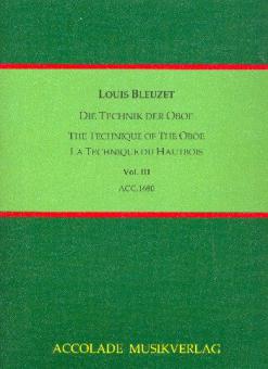 Die Technik der Oboe 3 